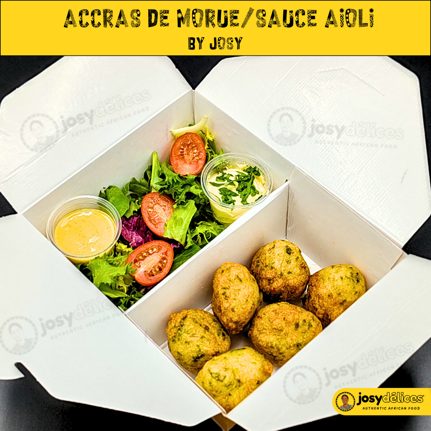 Accras de Morue et sa Petite Salade