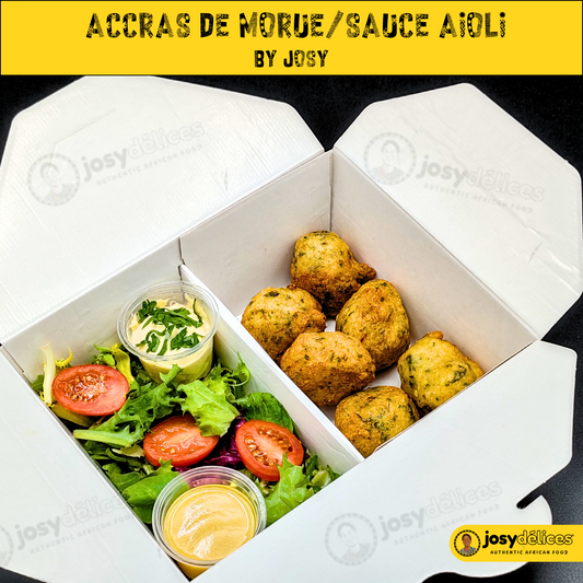 Accras de Morue et sa Petite Salade