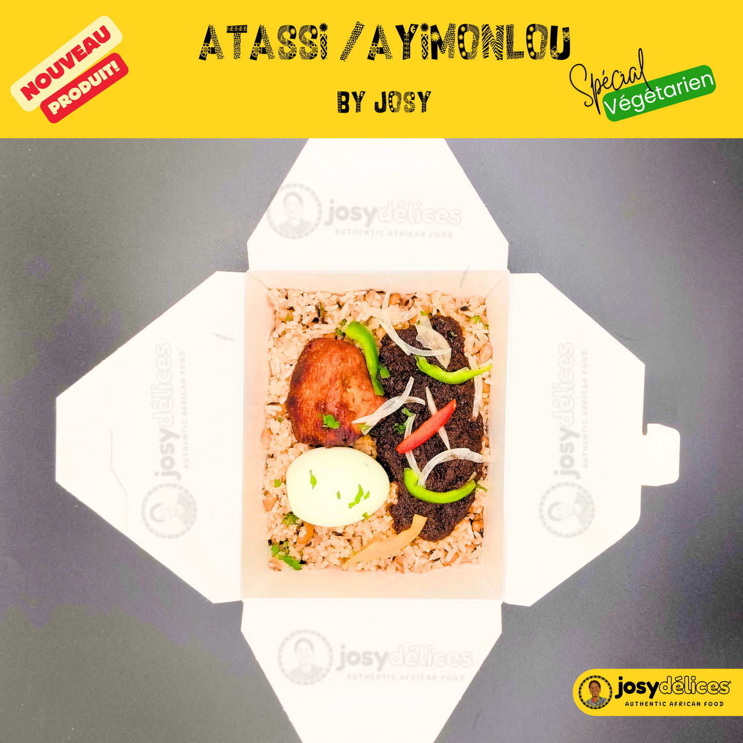 Ayimonlou/Atassi by Josy – Plat végétarien