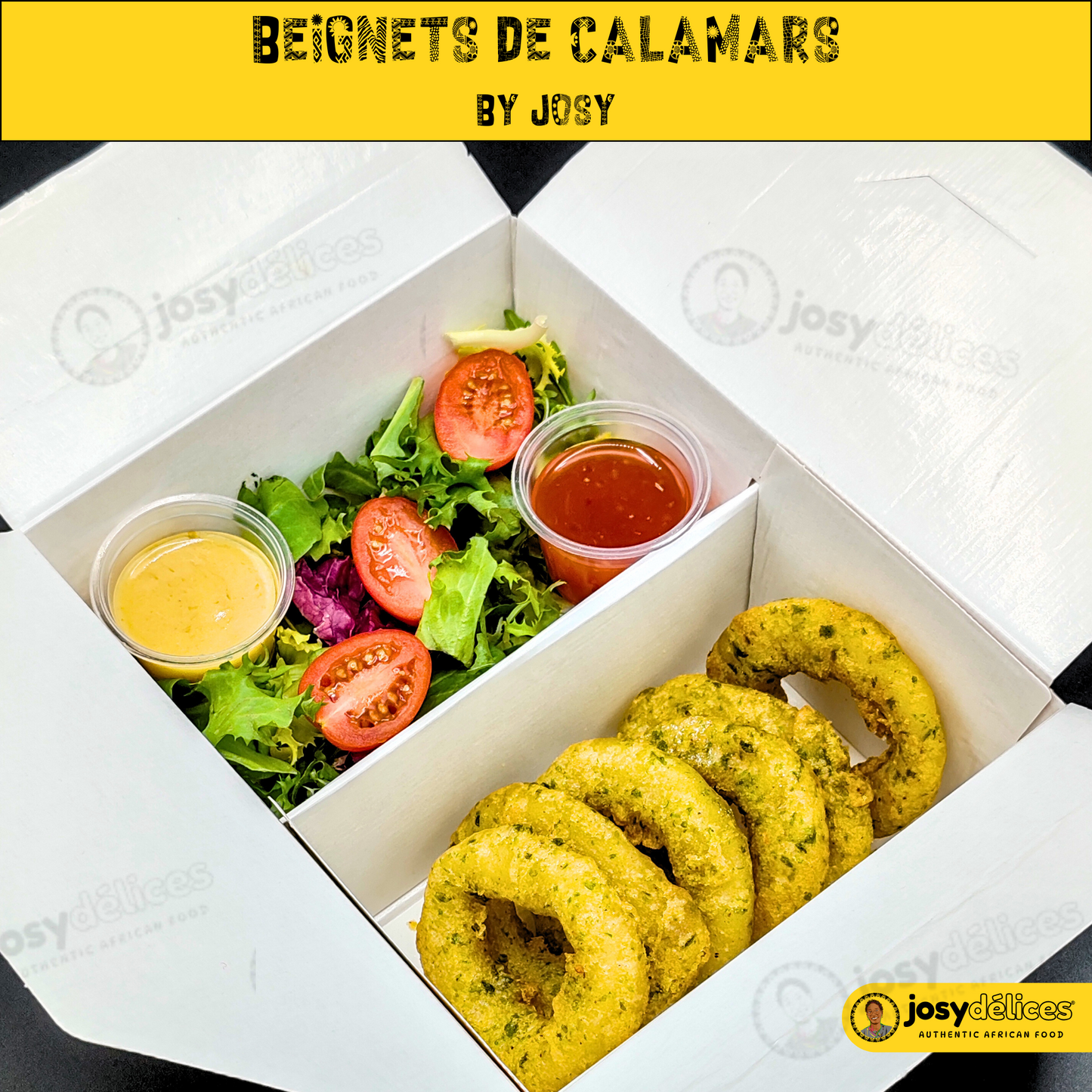 Beignets de calamars et sa Petite Salade