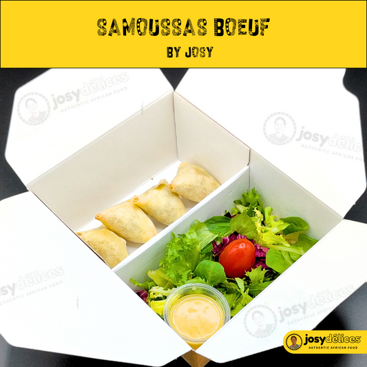 Samoussas Boeuf et sa P'tite salade