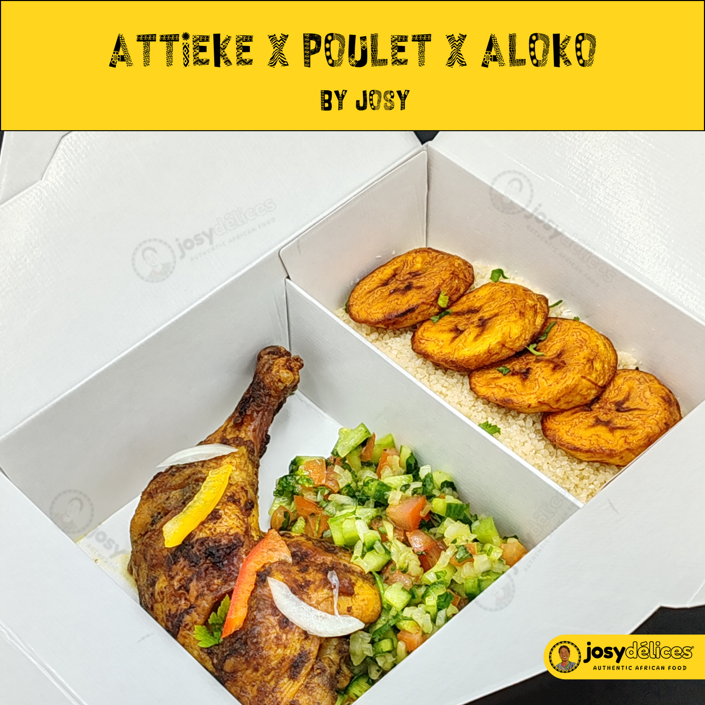 Attièkè- Poulet braisé