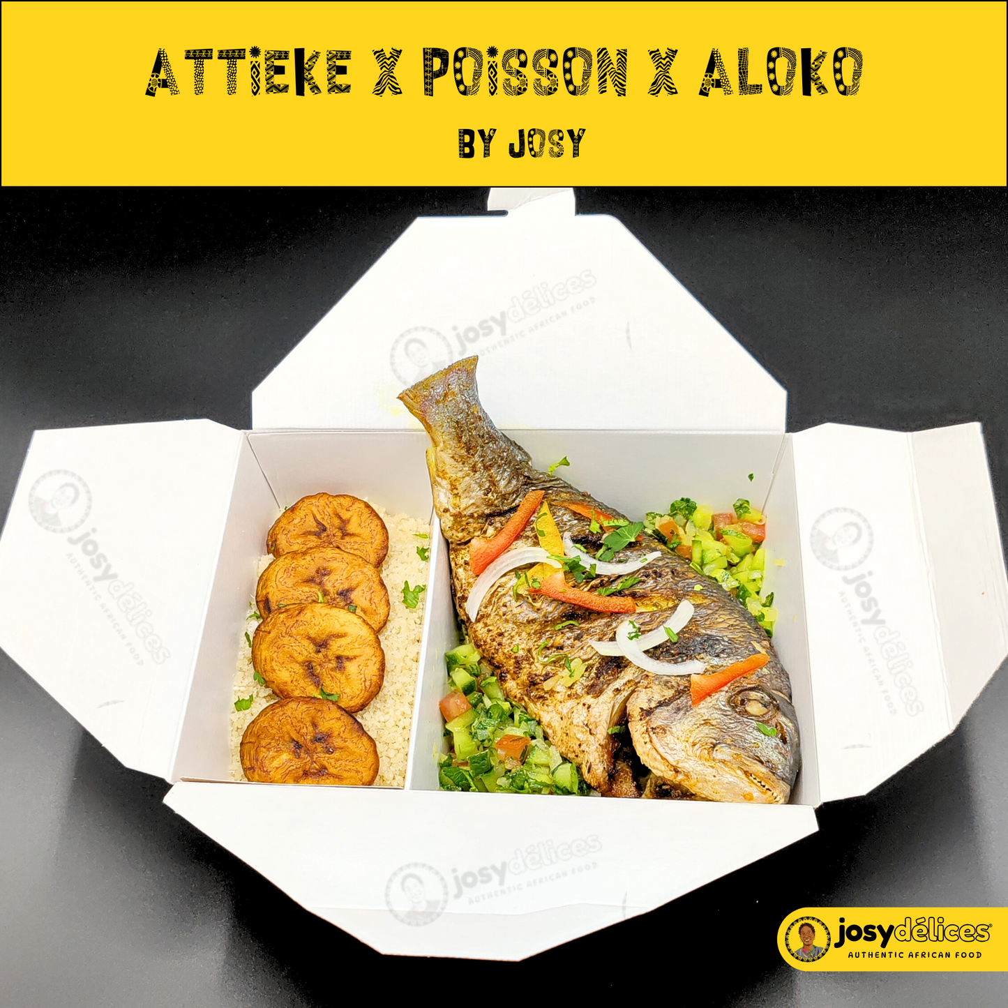 Attièkè- Poisson braisé-Aloko