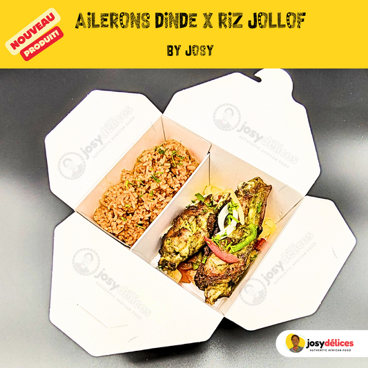 Riz Jollof X Ailerons de Dinde Braisés by Josy