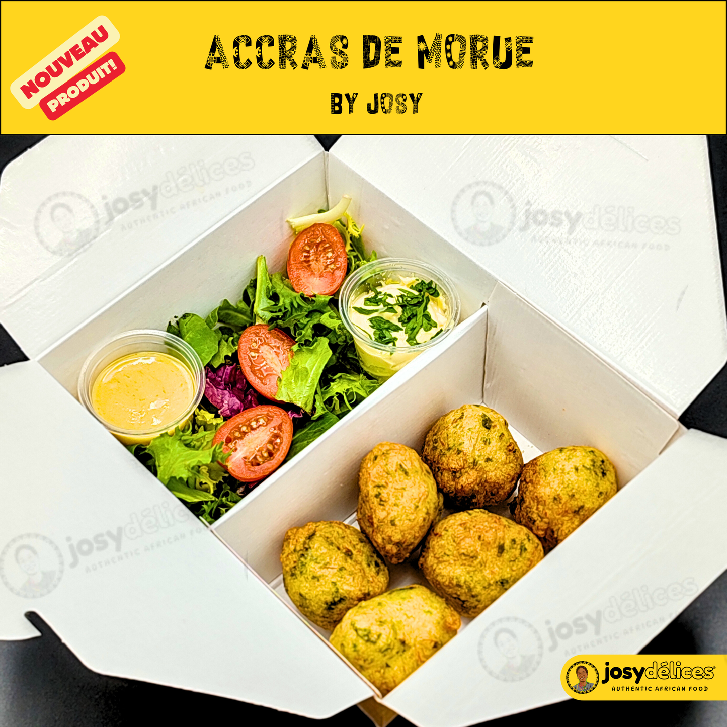 Accras de Morue et sa Petite Salade