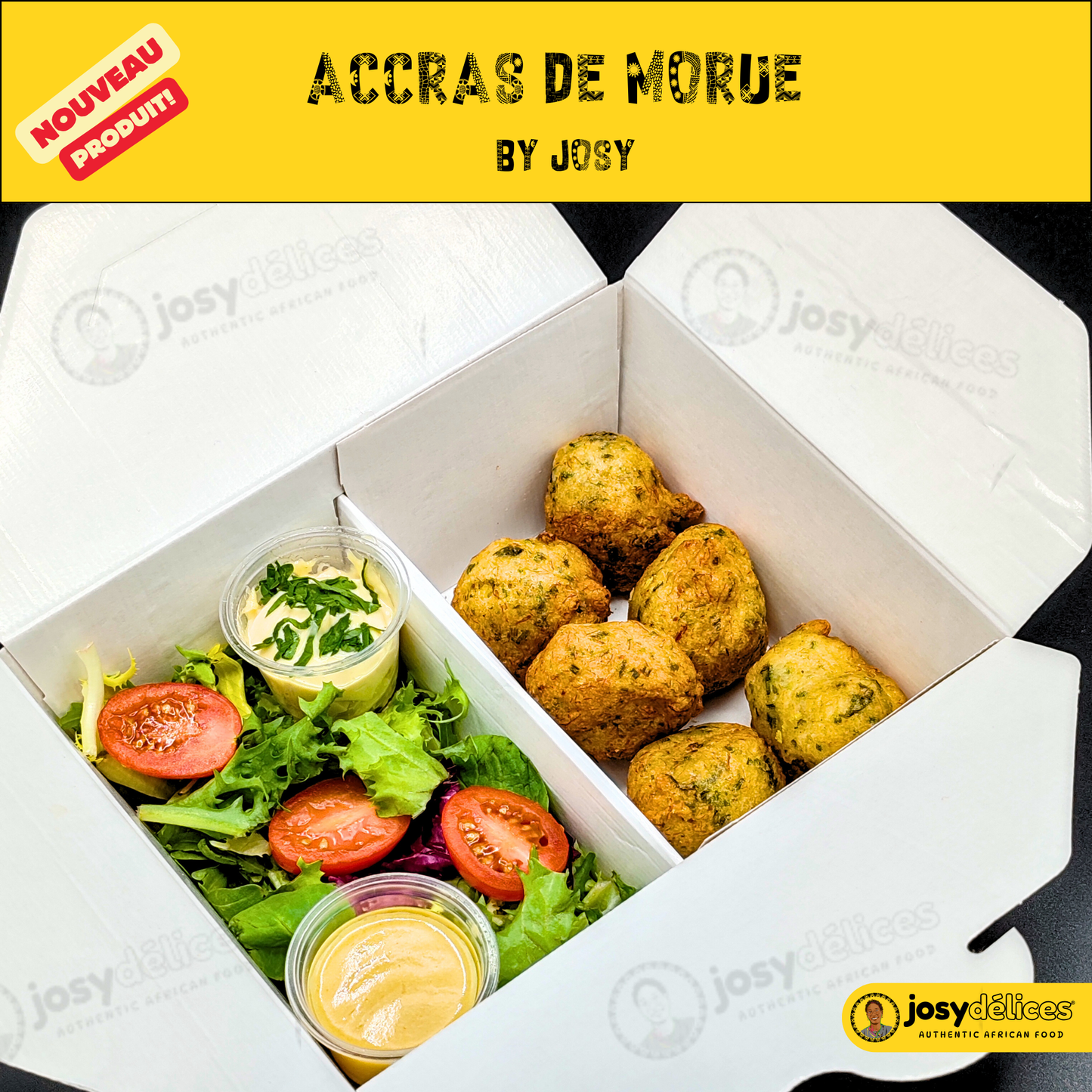 Accras de Morue et sa Petite Salade