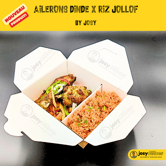 Riz Jollof X Ailerons de Dinde Braisés by Josy