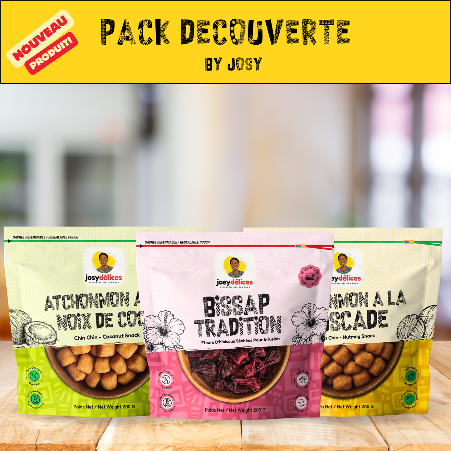 Pack Découverte – Bissap Tradition & Duo d’Atchonmon