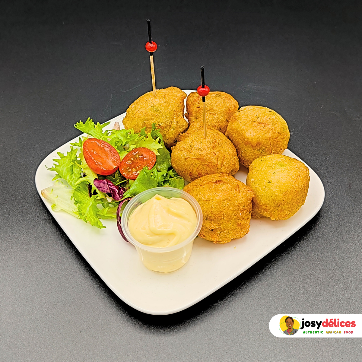 Accras de Morue et sa Petite Salade