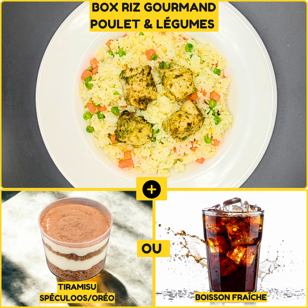Formule Riz Gourmand Poulet & Légumes by Josy