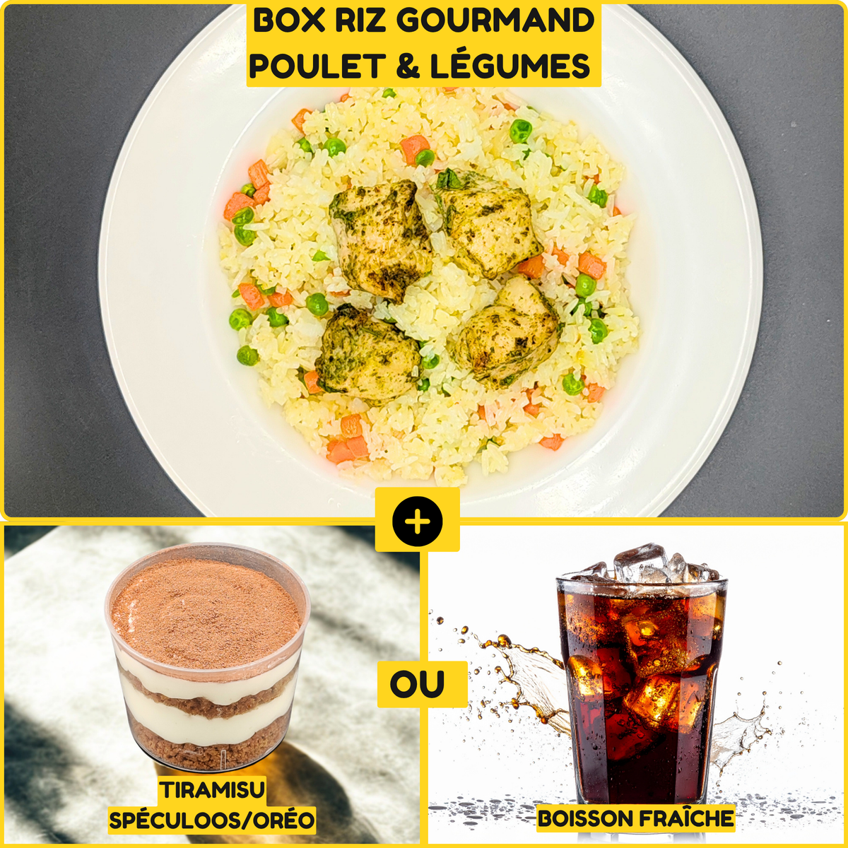 Formule Riz Gourmand Poulet & Légumes by Josy