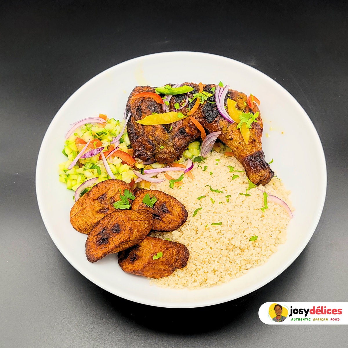 Attièkè- Poulet braisé