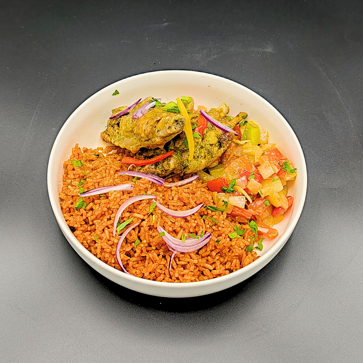 Riz Jollof X Ailerons de Dinde Braisés by Josy