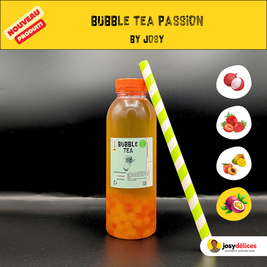 Bubble Tea Fruit de la Passion by Josy – Boisson fruitée & rafraîchissante-500 ML