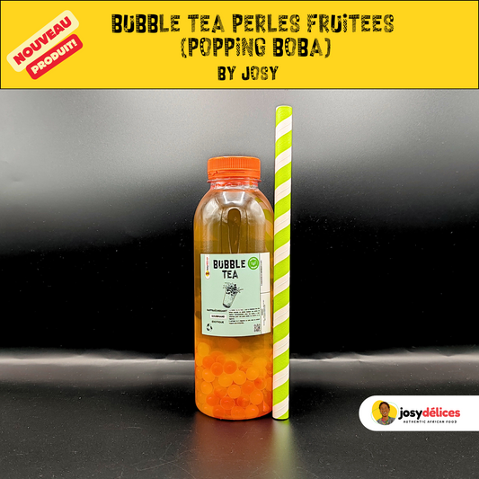 Bubble Tea Fruit de la Passion by Josy – Boisson fruitée & rafraîchissante-500 ML