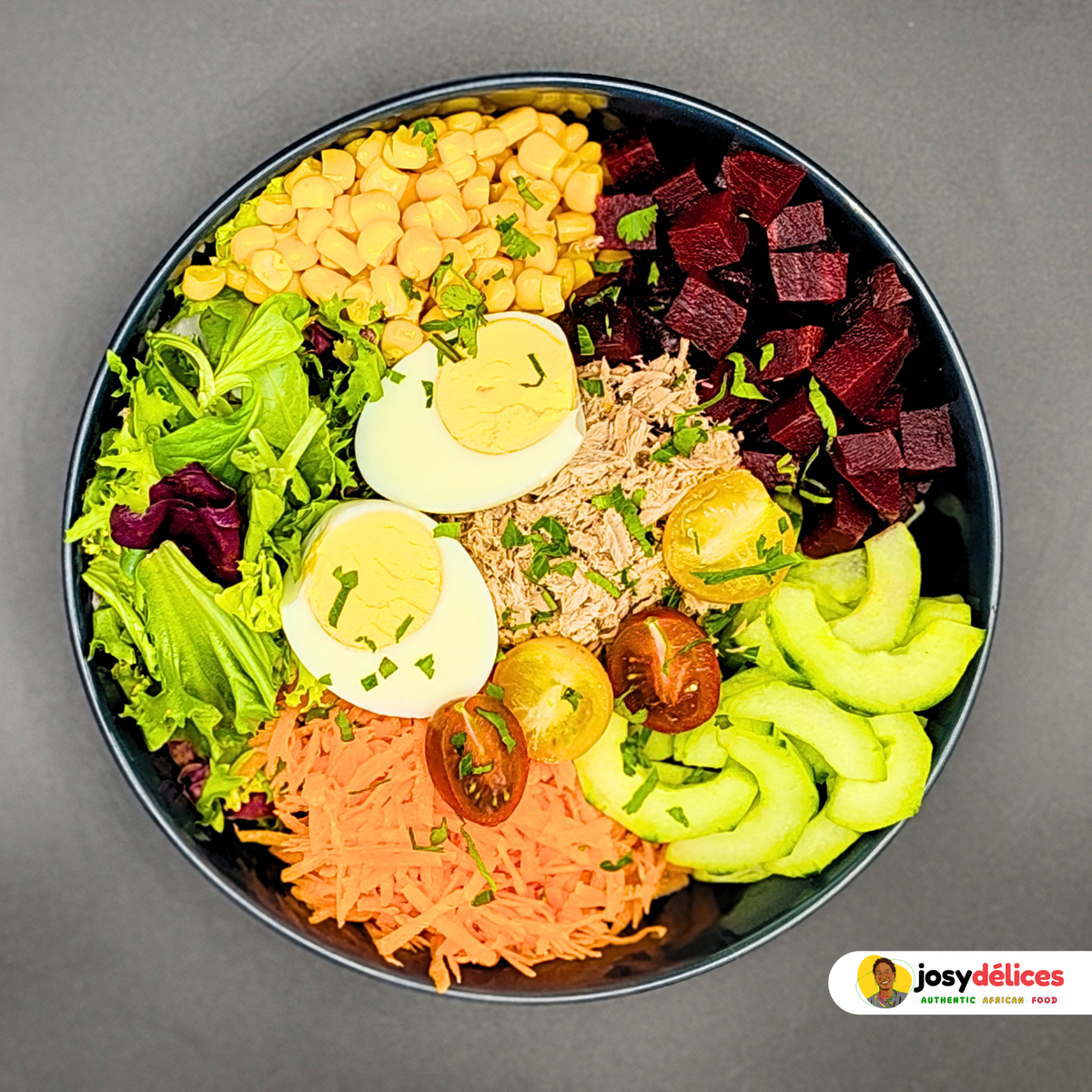 Formule Salade Gourmande Thon & Œuf by Josy
