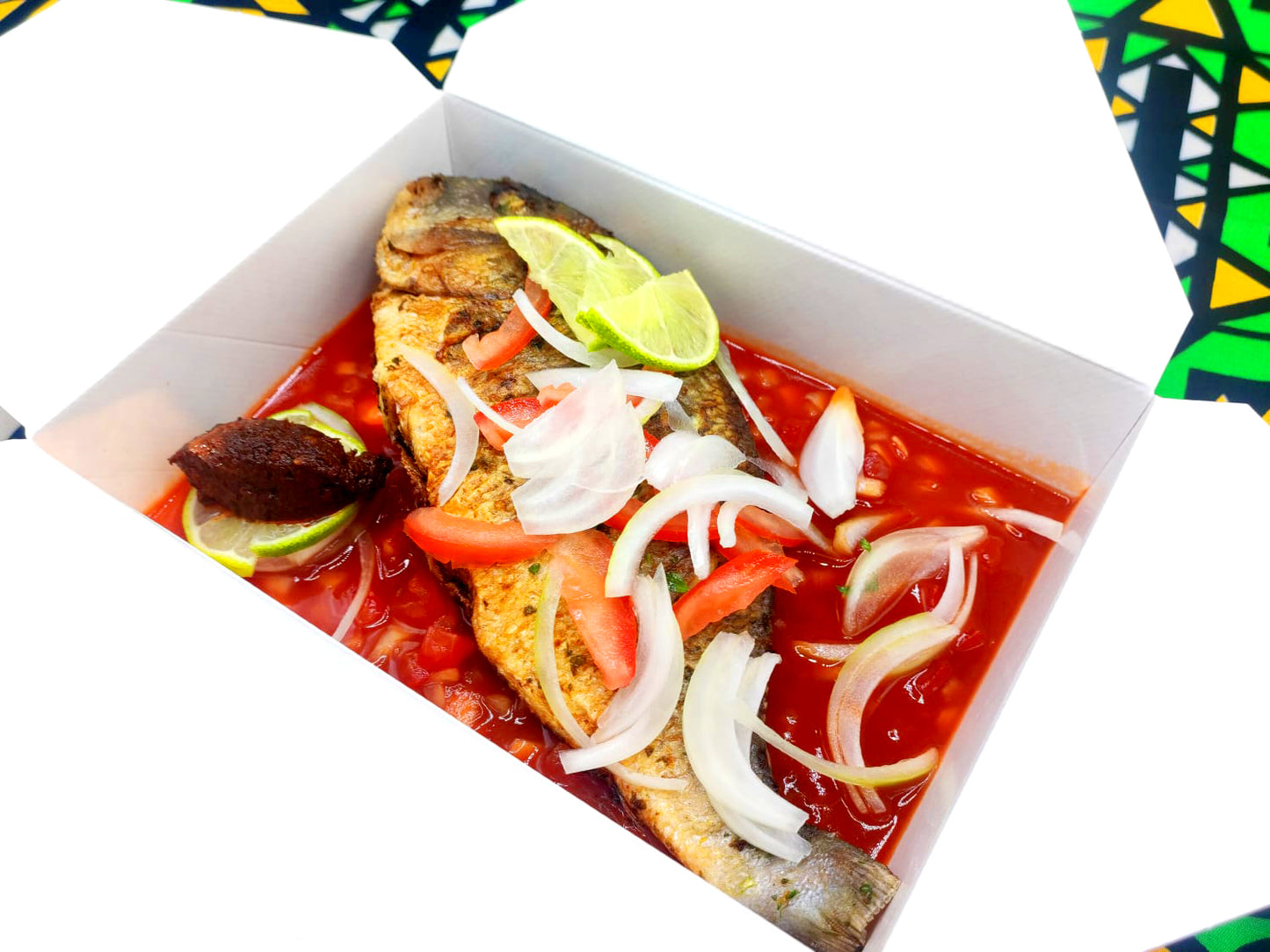 Sauce Moyo x Poisson Braisé by Josy