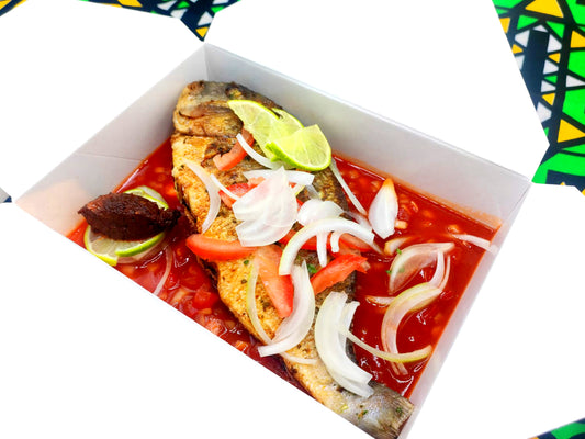 Sauce Moyo x Poisson Braisé by Josy
